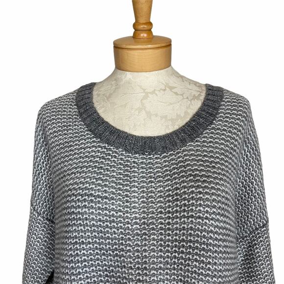 Design History Knit Sweater w Faux Leather Pockets Size XL - Picture 4 of 6